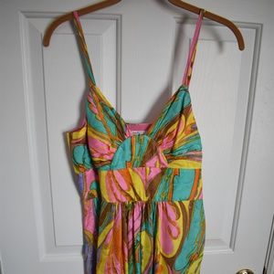 Milly multicolored sundress size 6